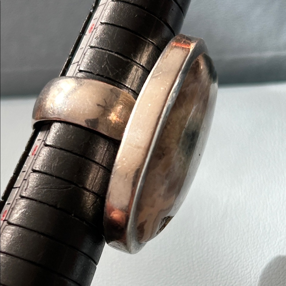 Unique Stone Ring With Natural Patterns - image 4